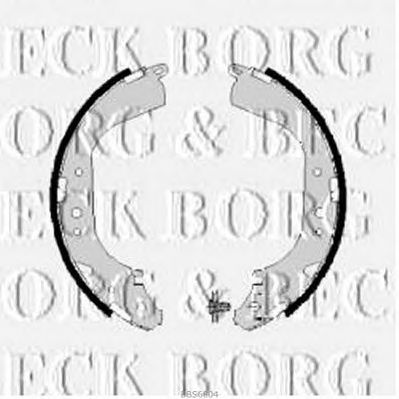 BORG & BECK bbs6004 -  Комплект тормозных колодок